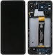 Samsung Screen with Touch Mechanism and Frame for Samsung A13 5G (Black)