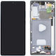 Samsung Screen with Touch Mechanism and Frame for Samsung Galaxy Note 20 4G/5G (Gray)