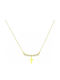 Colier Aur 9k Cruce Zircon