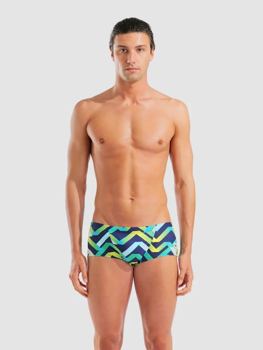 Men's Swimwear Shorts Black Multi, Green