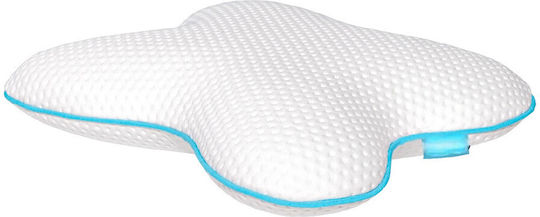 Orthopedic Memory Foam Pillow Butterfly For Side And Prone Position Blue 55x46x13cm