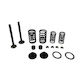 Motorradkopfventile Satz Einlass + Auslass Gy6 50cc Ex 64 X 16/in 64 X 18 Komplett Federn-Sicherungen & Kappen Roc123219