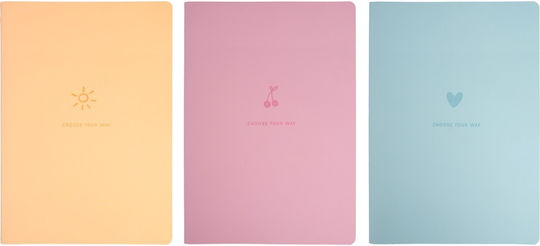 Street Notebook Ruled A4 1pcs (Μiscellaneous Designs/Colors)