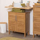 Eurocasa Badezimmer Waschtisch-Einheit Ohne Waschbecken M60xB30xH70cm Beige