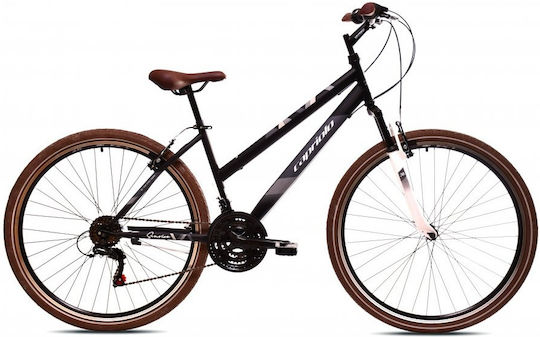 Capriolo Sunrise 28" Черен Велосипед Трекинг с 18 Скорости