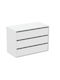 LH Home Furniture Rectangular Wardrobe Drawer made of Particleboard White 76x49x45cm A_37-IN-142-76 1pcs