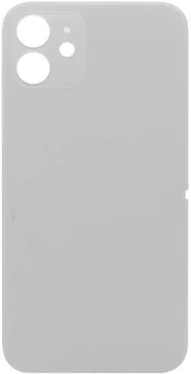 Apple Iphone 12 Battery Cover Large Hole White Oem Logo