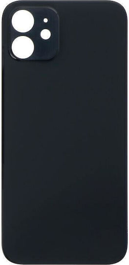 Apple Iphone 12 Battery Cover Large Hole Black Oem Logo