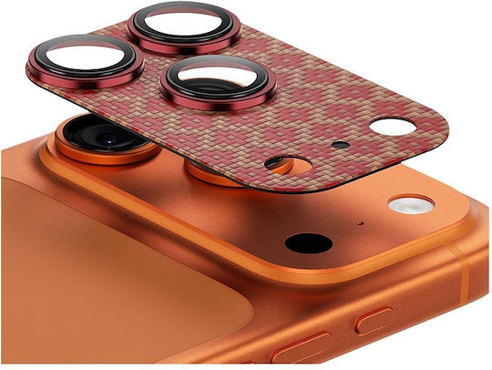 Benks Протектор за камера Закалено стъкло Orange за iPhone 17 Pro