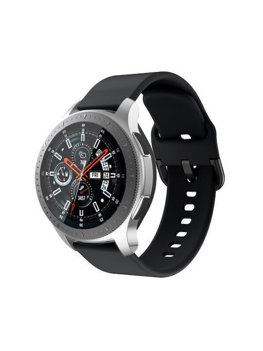 Curea Silicon Cataramă Neagră Realme Watch 5 22mm Negru