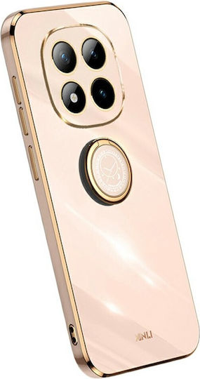 Xinli Straight Back Cover Σιλικόνης Ροζ (Redmi Note 15 Pro 5G)