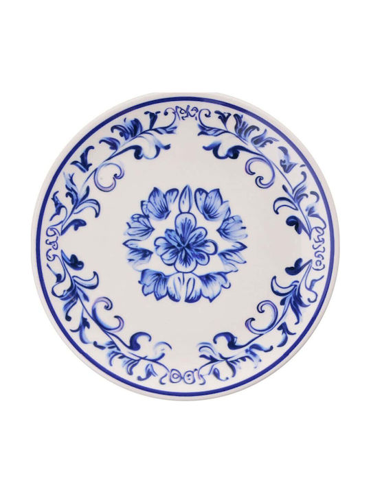 Hermia Plate Desert Ceramic White with Diameter 19.3cm 6pcs