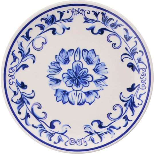 Hermia Plate Desert Ceramic White with Diameter 19.3cm 6pcs
