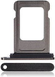 Apple Iphone 15 Pro 15 Pro Max Single Sim Card Tray Black Titanium Original Apple Iphone 15 Pro 15 Pro Max Single Sim Card Tray Black Titanium Original