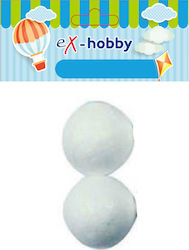 Styropor Ex-hobby Kugeln 75mm 2 Stücke 402426