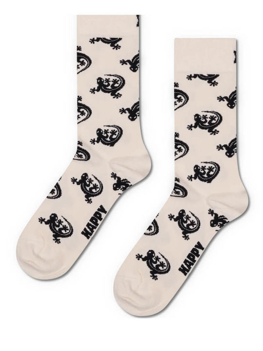 Happy Socks Sock Multi Ανδρικές Κάλτσες Μπεζ