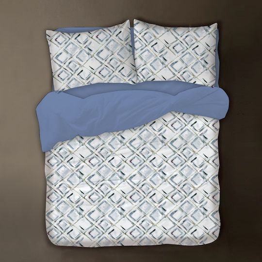 Isadore Lorraine Сет Чаршафи 240x260см. Special Edition Watercolor-pattern-blue 4бр