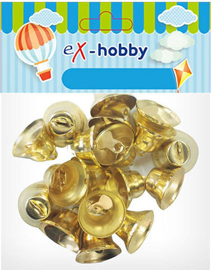 Clopote Ex-hobby Aurii 20mm 18 Bucăți 402428