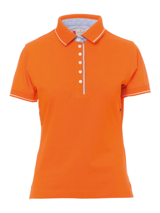 Damen Polo T-Shirt Payper Leeds Orange