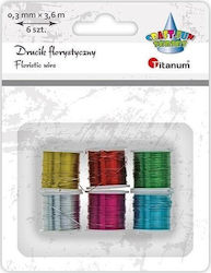 Floral Wire 0.3mm 3.6m 6 Colors