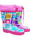 Kids Wellies with Internal Lining Fuchsia