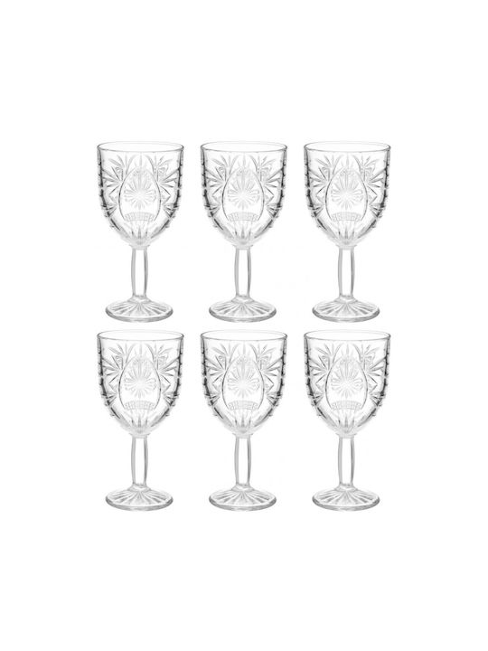 Secret de Gourmet Ayla Set de pahare pentru Vin Alb din Sticlă Cu picior 290ml 6buc