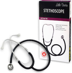 Little Doctor Στηθοσκόπιο με Διπλό Κώδωνα Μαύρο Little Doctor Στηθοσκόπιο με Διπλό Κώδωνα Μαύρο