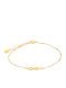 Prince Silvero Women's Bracelet with design Infinity made of Silver Gold Plated