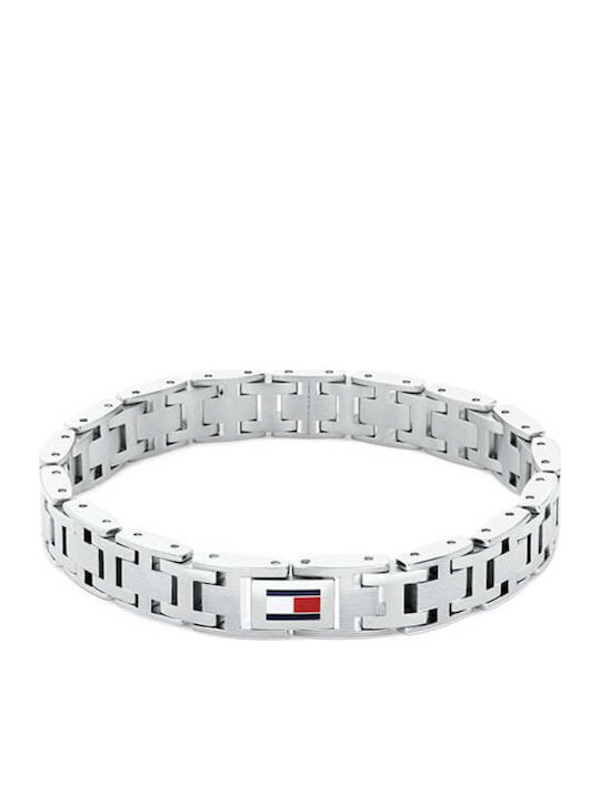 Tommy Hilfiger Ανδρικό Βραχιόλι Χειροπέδα από Ανοξείδωτο Ατσάλι 20cm