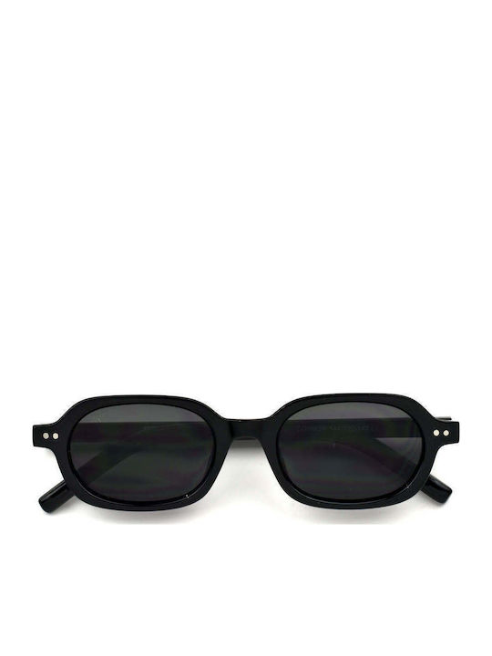 Red Raven Connor Unisex Sunglasses with Black Frame and Black Lens rd-000018-BLACK-52658634162510