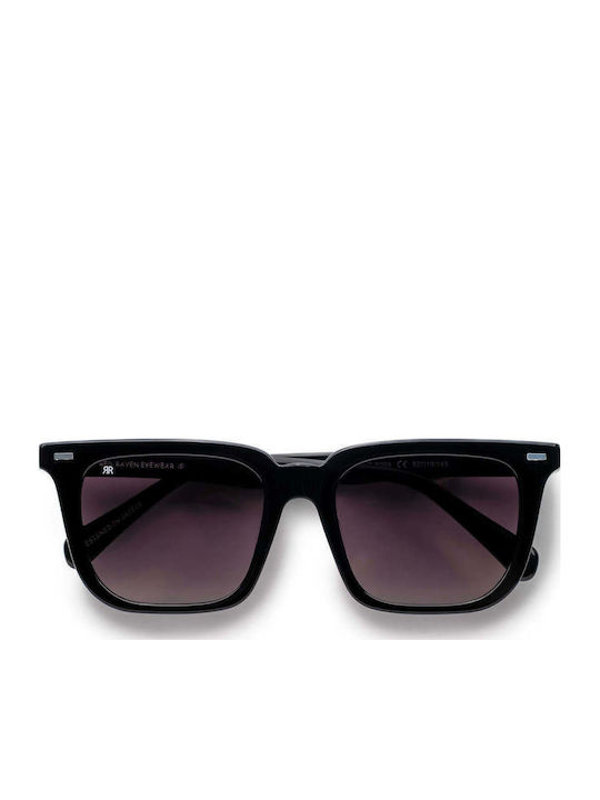 Red Raven Jasper Unisex Γυαλιά Ηλίου με Μαύρο Σκελετό και Μαύρο Polarized Φακό rd-000039-DEEPPURPLE-50754587132238