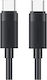 Usams USB 2.0 Cable USB-C male - USB-C 60W PD Μαύρο 1m SJ780USB01