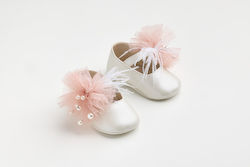 Ever Kid Christening Pumps for Girls Soft Sole ...