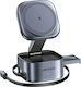 Usams Wireless Charger Qi2 and Cable USB-C 15W Gray (CD257)
