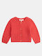Kinderstrickjacke Gestrickt Rosa