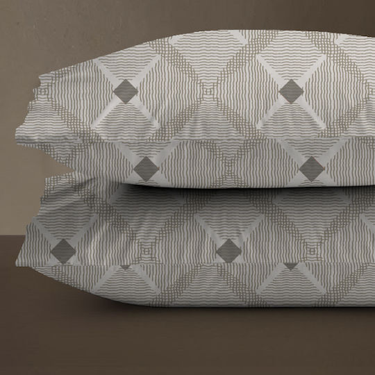 Isadore Lorraine Pillowcase Set Oil Green 50x70cm.