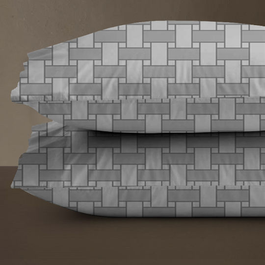 Isadore Lorraine Kissenbezug-Set Neutral-grey 50x70cm.