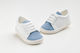 Ever Kid Papuci boteza din piele Sneakers Alb
