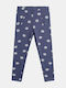 Kinder Leggings Lang Blue