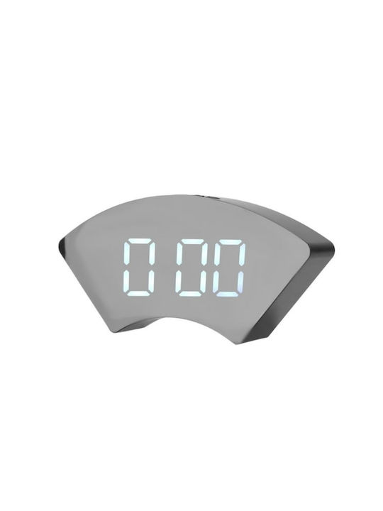 Uncle George Tabletop Digital Clock LED with Alarm Clock Black 01.06.04-0008