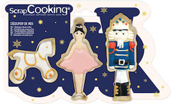Scrap Cooking-σετ 3 Κουπ-πατ Μπικότα Καρυοθραύστης Μπαλαρίνα-αλογάκι