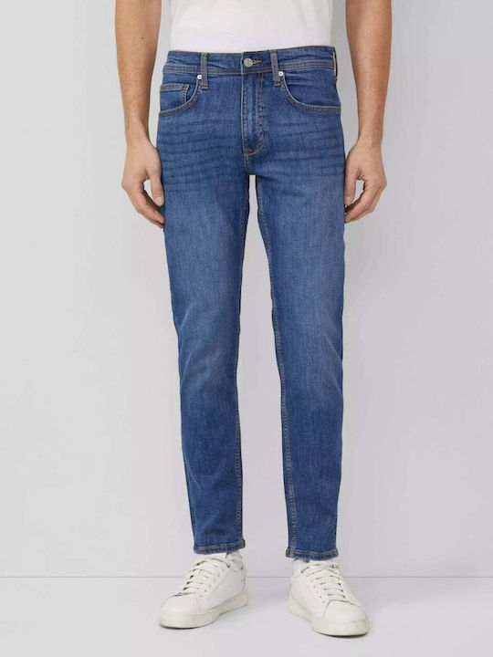 Nelio Pantaloni Jeans pentru Bărbați cu Croială Slim Blue