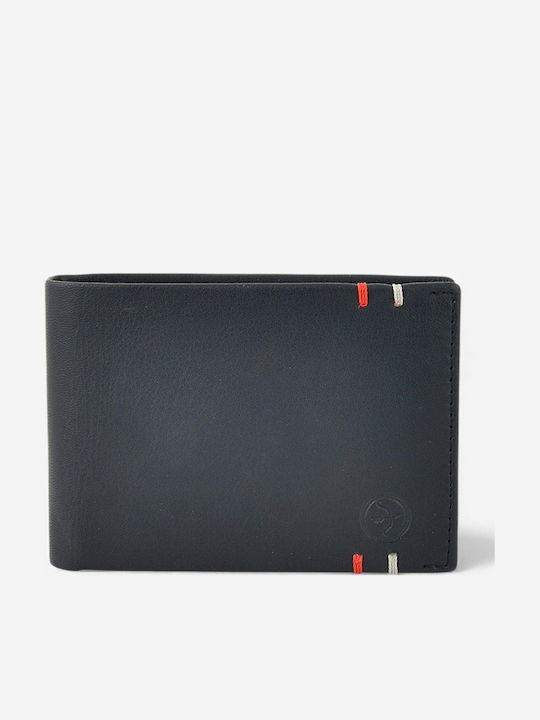 Δερμάτινο Ανδρικό Πορτοφόλι με RFID Μπλε
