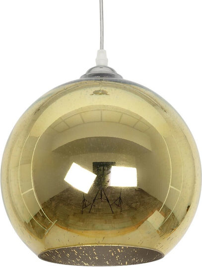 GloboStar Saturn Κρεμαστό Φωτιστικό Πολύχρωμο με Ντουί E27 25x25x22εκ.