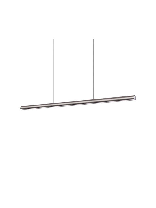 Ideal Lux Dorica Κρεμαστό Φωτιστικό Καφέ LED με...