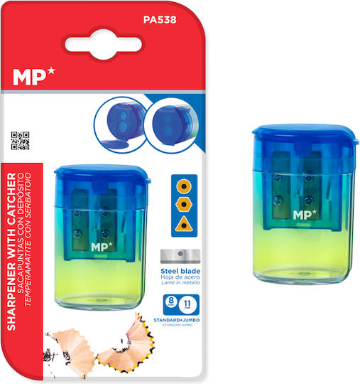 Madrid Papel Metallic Sharpener Blue Barrel 1pcs