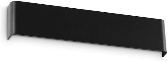 Ideal Lux Delta Modern Wall Lamp with G9 Socket Black 41x3.5x9cm
