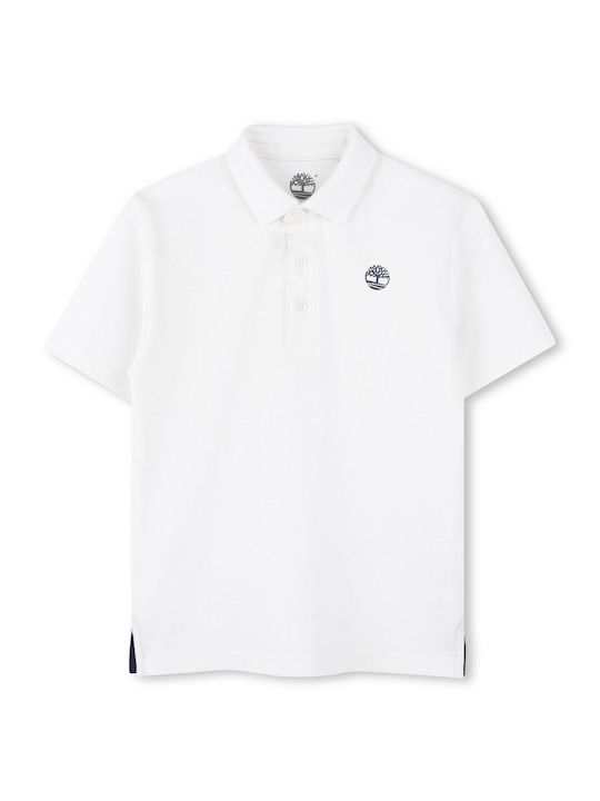 Timberland Kinderpolo Kurzarm Weiß