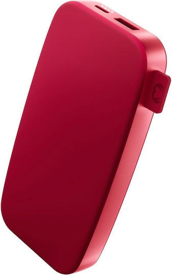 Fresh 'n Rebel Power Bank 12000mAh 20W με Θύρα USB-A και Θύρα USB-C Power Delivery Berry Red
