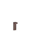 Ideal Lux Sirio Outdoor Small Post Light IP65 for GX53 Bulb Base Brown
